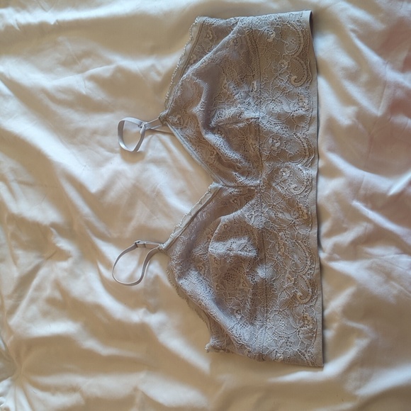 Lily of France Heather Gray bralette. - Picture 2 of 4